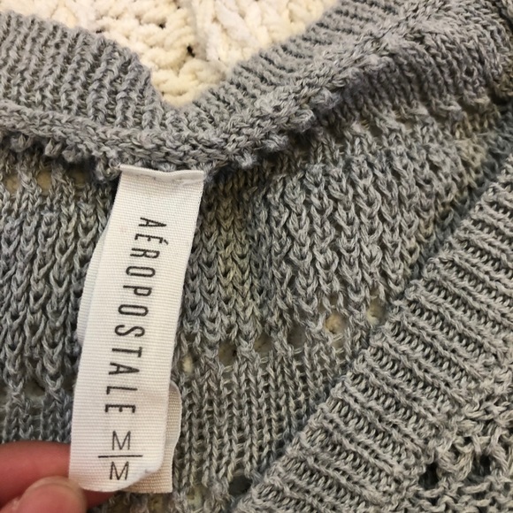 Aero // Grey Knit Sweater - Picture 4 of 6